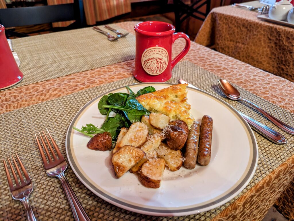 Breakfast – Cardinal's Roost B&B